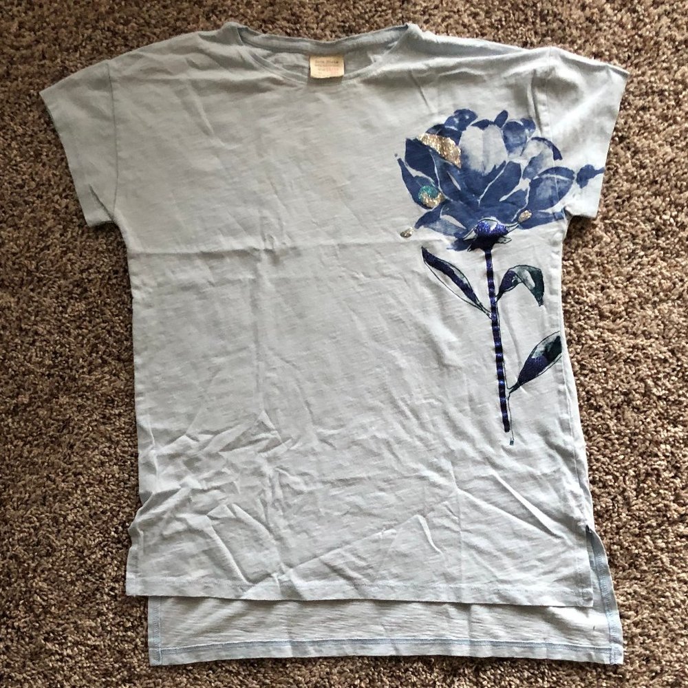 Zara Girls Flower Tee Shirt